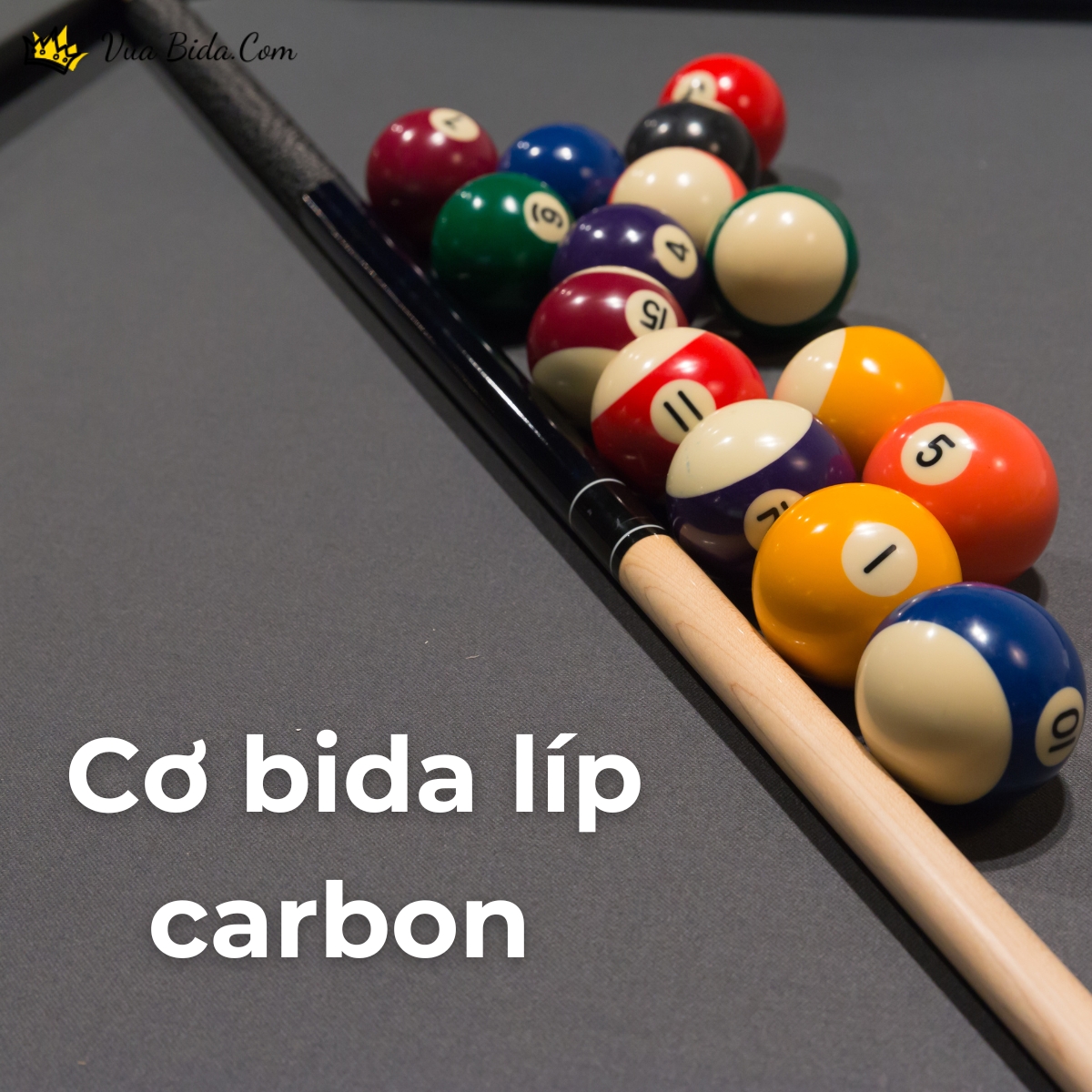 Cơ bida líp carbon