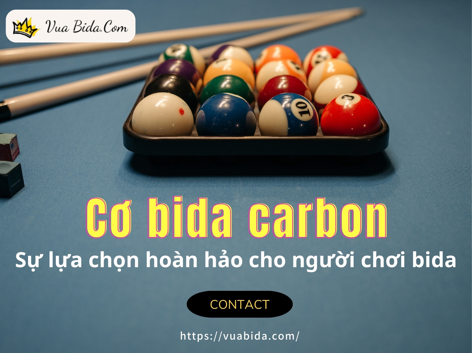 Cơ bida carbon – Sự lựa chọn hoàn hảo cho người chơi bida