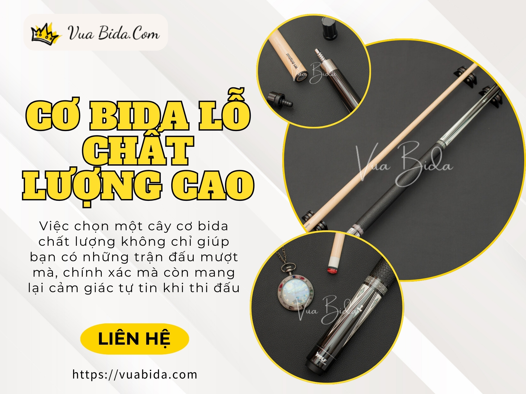 Cơ Bida Lỗ Chất Lượng Cao Trên Thị Trường