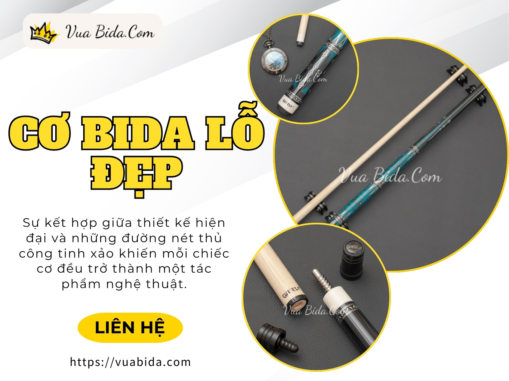 Cơ Bida Lỗ Đẹp: Thiết Kế Nổi Bật Với Chất Lượng Vượt Trội