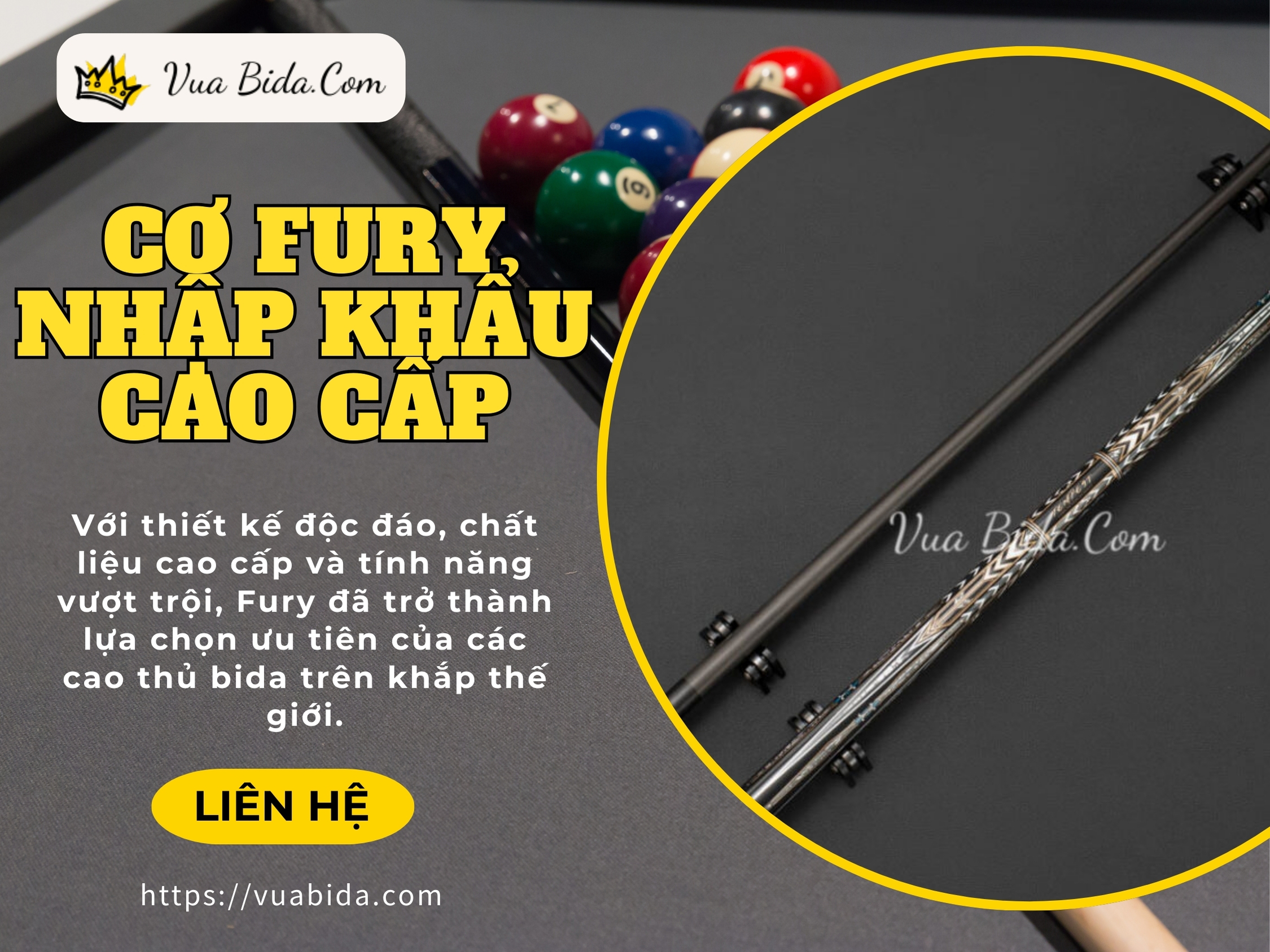 Cơ Fury nhập khẩu cao cấp mang đẳng cấp chuyên nghiệp